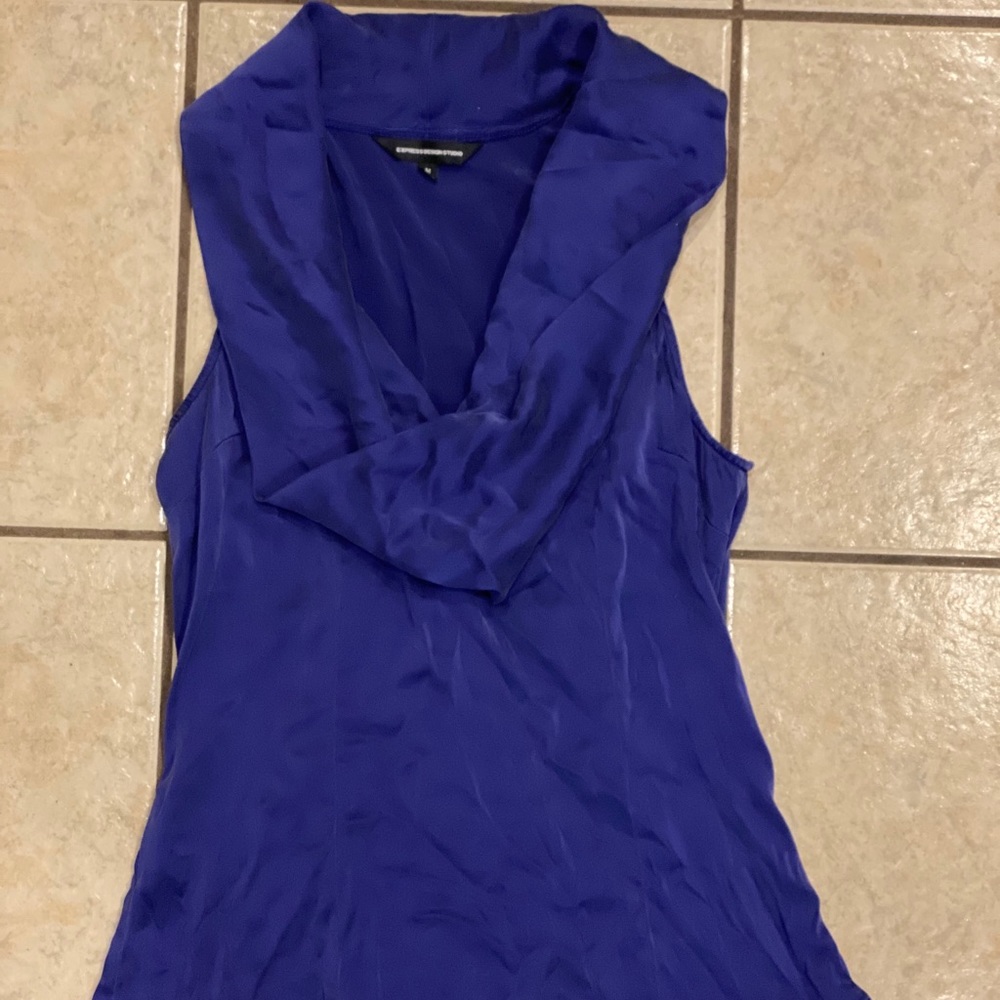 Express Design Studios Women’s Silk Sleeveless Top - image 1